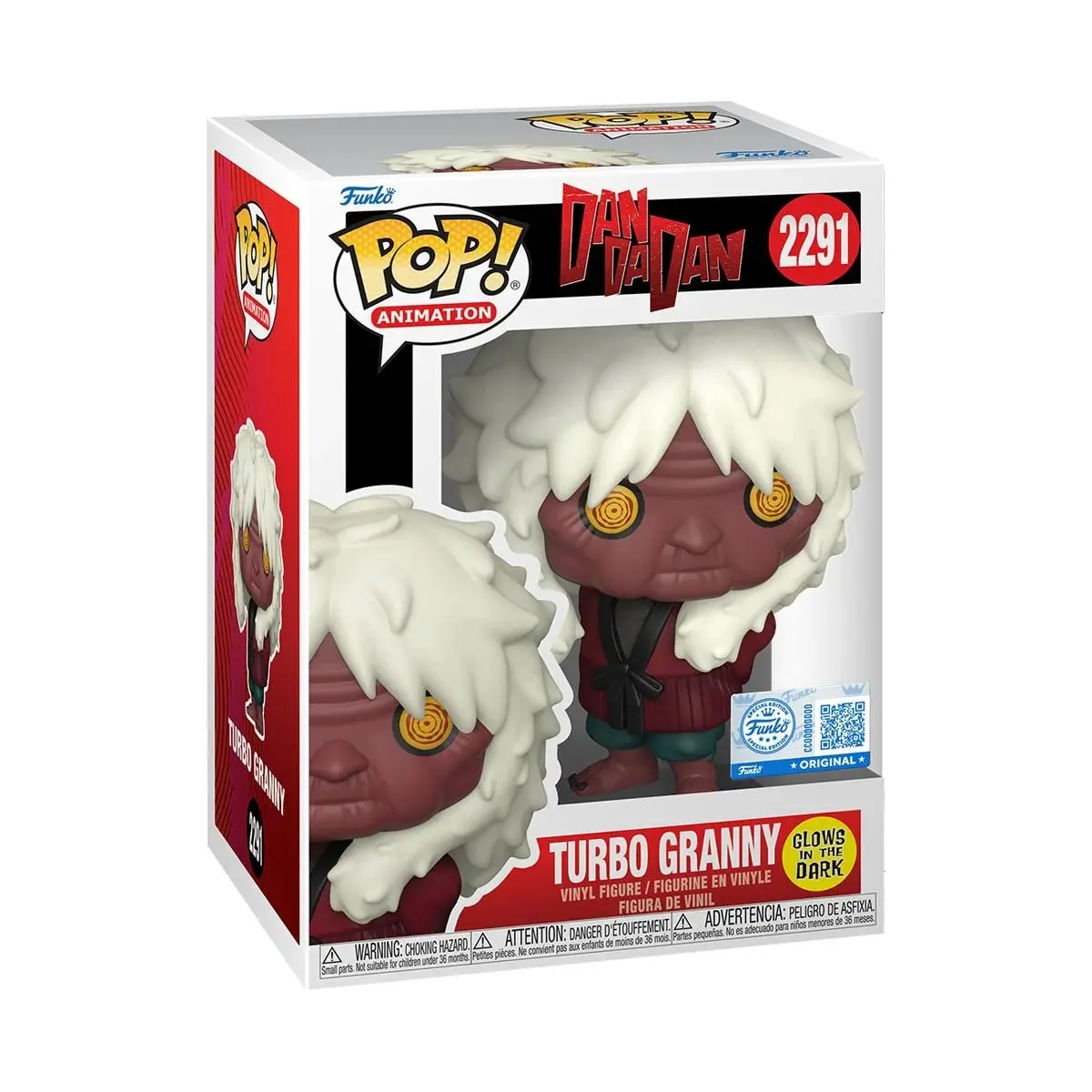 Dandadan Turbo Granny Glow-in-the-Dark Funko Vinyl Figure #2291 - Exclusive