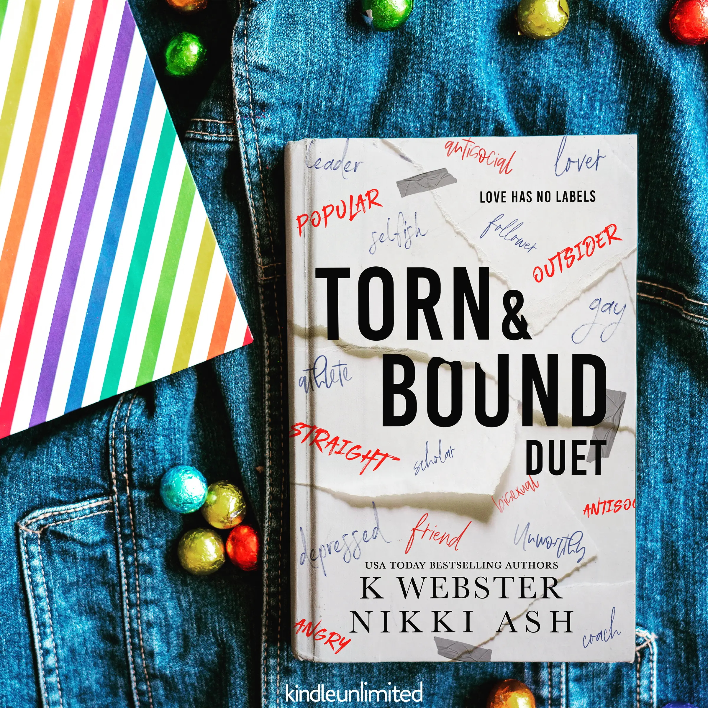 College hockey romance (MMMF) by Nikki Ash and K Webster (Signed Hardback)