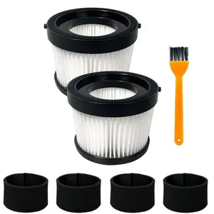 Pack of 2 Cordless Handheld Vacuum Filters, Washable and Reusable Compatible with HEPA Materials, Compatible with Portable Vacuums - Home Improvement.