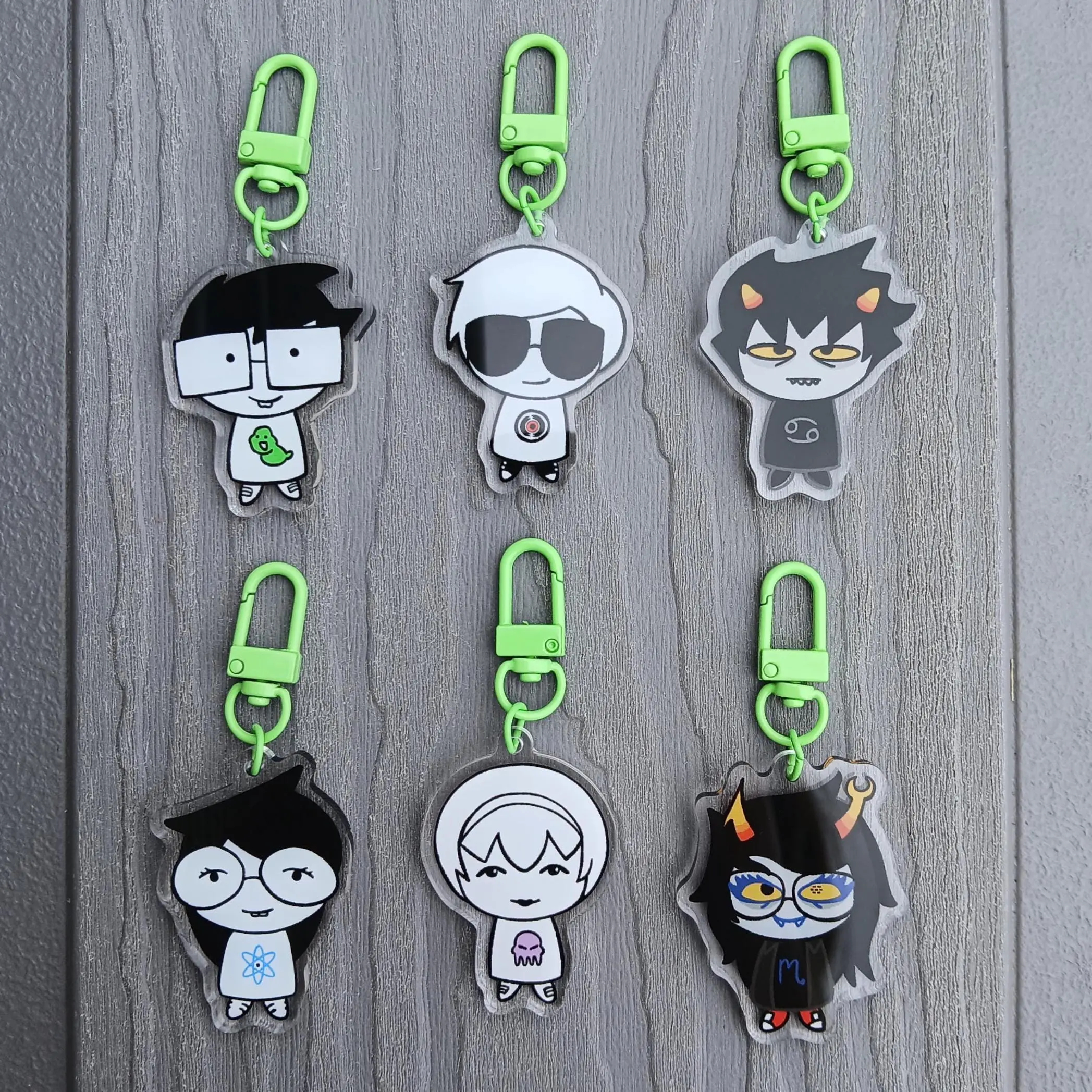 Homestuck Chuddies 2" Acrylic Keychains