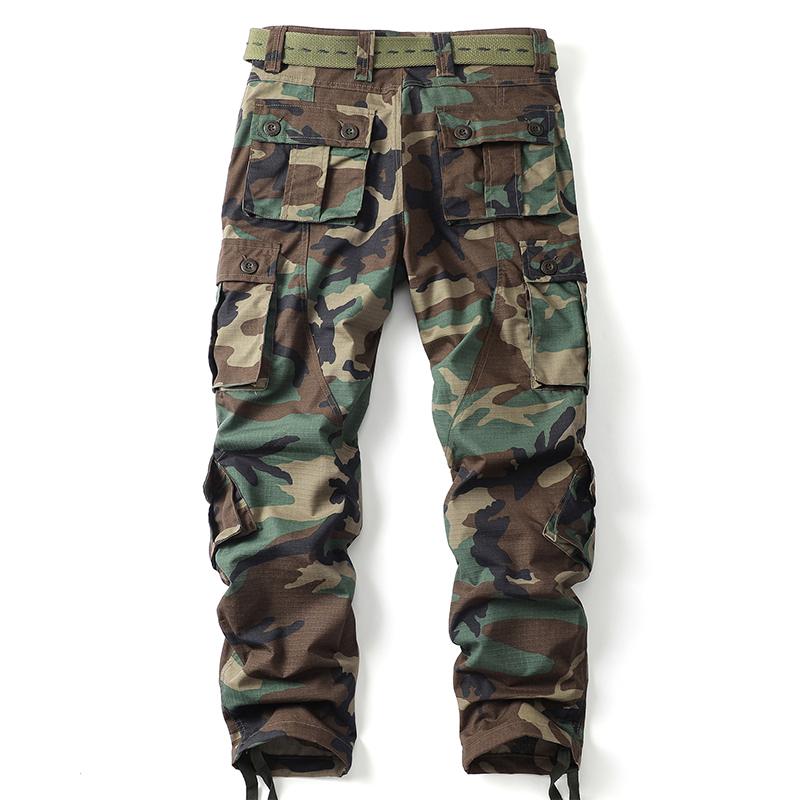 AKARMY Men's Casual Cargo Pants Military Army Camo Pants Combat Work Pants with 8 Pockets Hiking 3355-07 (No Belt) Fathersdaygift Tactical Uniform