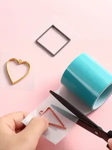 1 Roll Seamless Paper Tapes For Metal Hollow Frame Epoxy UV Resin Pendant Mold Craft Open Bezel Setting Beading Making Jewelry Making Tool Accessory Beading Accessories Jewelry Making Supplies