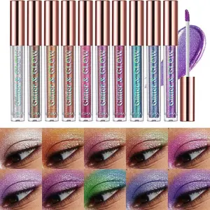 Glitter & Glow  Pearl Liquid Eyeshadow Set - Waterproof Metallic Diamond Shimmer Eye Shadow, Smudge-Proof, Quick-Drying, Flawless Blend for Daily Makeup, Ideal Gift for Women