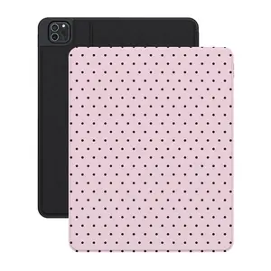 Casely iPad Case | On the Dot | Pink Polka Dot
