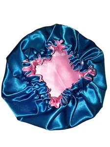 Cotton Candy Reversible Bonnet - Pink and Light Blue Haircare Bonnet for Chic Versatile Use