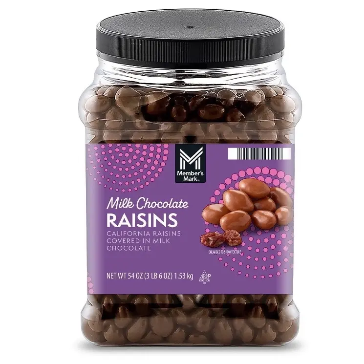 Member's Mark Milk Chocolate Raisins, 54 oz.
