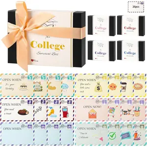 College   card book,Graduation gifts 2026-26pcs open when envelopes,open when letters,college  card envelopes gifts,end of year student gifts for him,her,,Son-black