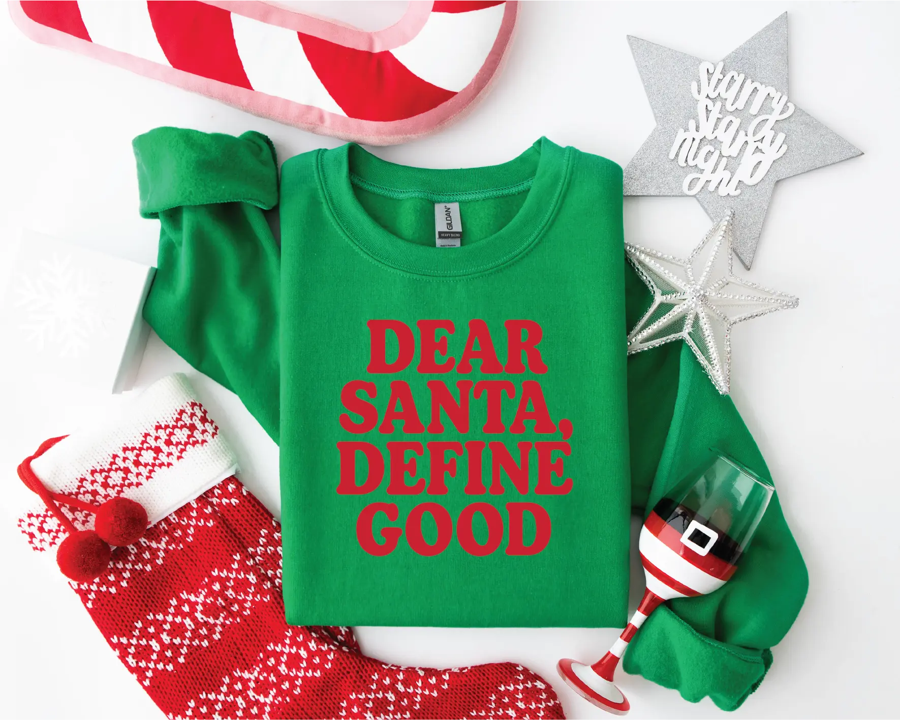Santa Define Good - Unisex Graphic Sweater