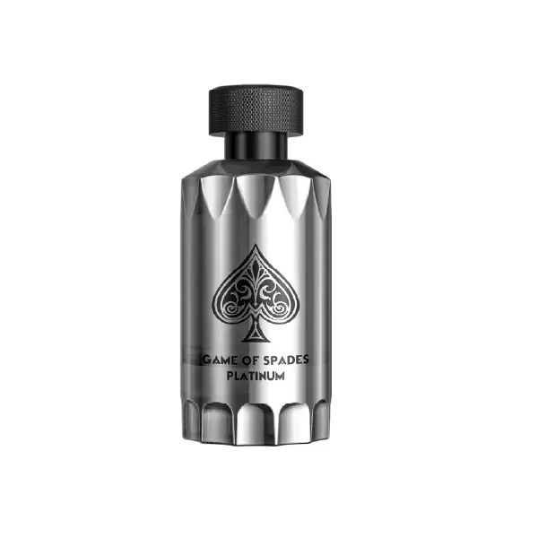 Game Of Spades Platinum U EDP 3.4oz Unisex Fragrance - Aromatic Woody, Citrus Woody Musk, Citrusy Notes, Aromatic Woody Fragrance