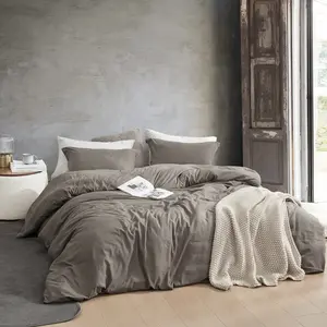 Natural Loft Coma Inducer Comforter with Cover - Dark Brown