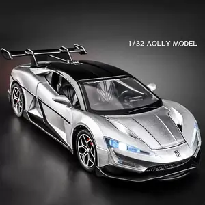 Simulation 1:32 YANGWANG - U9 Alloy Car Model, Game Vehicle Birthday Gift With Sound and Light Children's Toy Car Boy