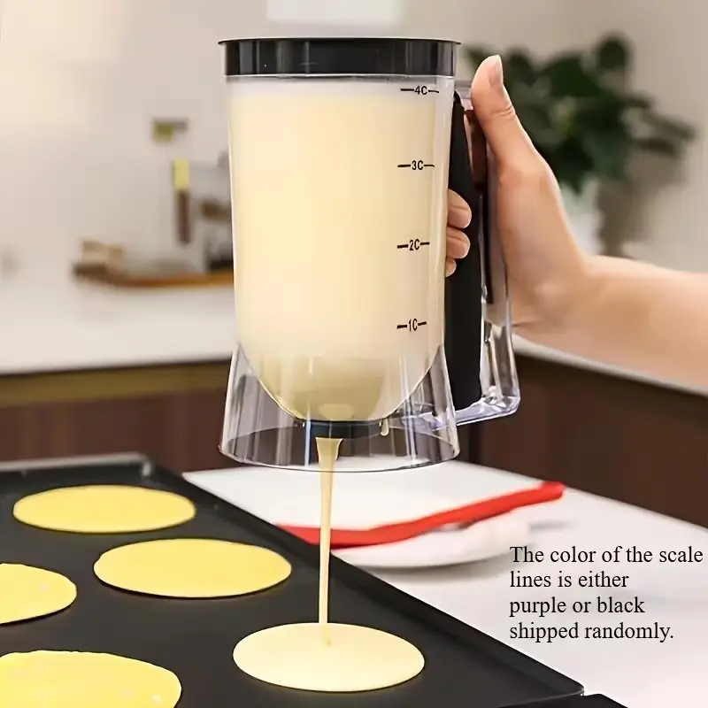 Handheld Measuring Cup, Universal Baking Tool, Food Grade Plastic, Compact Design, Portable Separator, Kitchenware, Measuring Cups Plastic, Kitchen Gadgets, Perfect for Valentine's Day & Thanksgiving