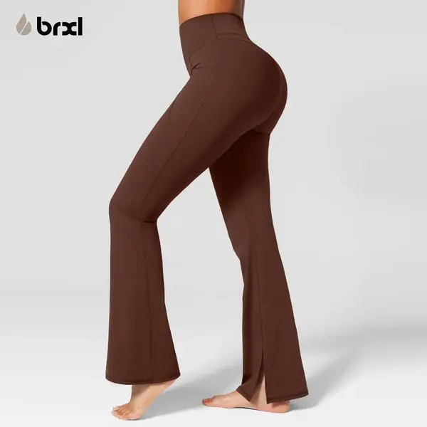 BRXL Women's High Waist Sports Bottoms, Butt Lifting 30" No Front Seam Flare Leggings with Pockets, Bootcut Bell Bottom Pants for Gym Workout & Lounge,summerwins,travel essentials,camping essentials,back to school,back to school haul