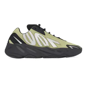 adidas Mens Yeezy Boost 700 Mnvn Slip On Sneakers Shoes Casual - Black, Green