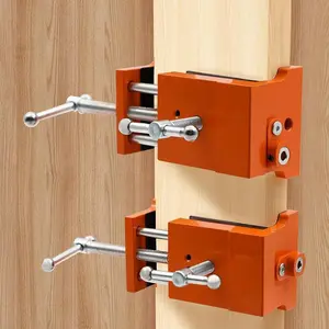 Heavy Duty Cabinet Installation Clamp Woodworking Hole Punching Tool for Face Frame Clamping Ideal for Men Gifts