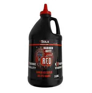 Baboon Butt Red Extreme Visibility Marking Chalk - 3lb