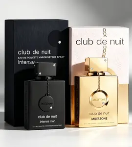 ARMAF Club De Nuit Men & Milestone Wood Musk Unisex Fragrance Set, 3.6oz Original Dubai Spray Luxury Gift Bundle, Men's Colognes Combo
