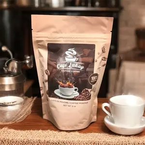 Louise Care Café Lakay Care Traditional Haitian Coffee powder 100% Natural 10 oz