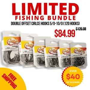 Circle Hooks 5/0-10/0 Value Pack Bundle - LIMITED FISHING BUNDLE