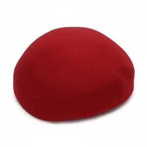 RED BERET PILLBOX HAT