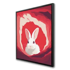 Pictorem C1FC3648GBIOIH 36 x 48 in. Looking Out - White Framed Canvas Wall Art for Home Decor