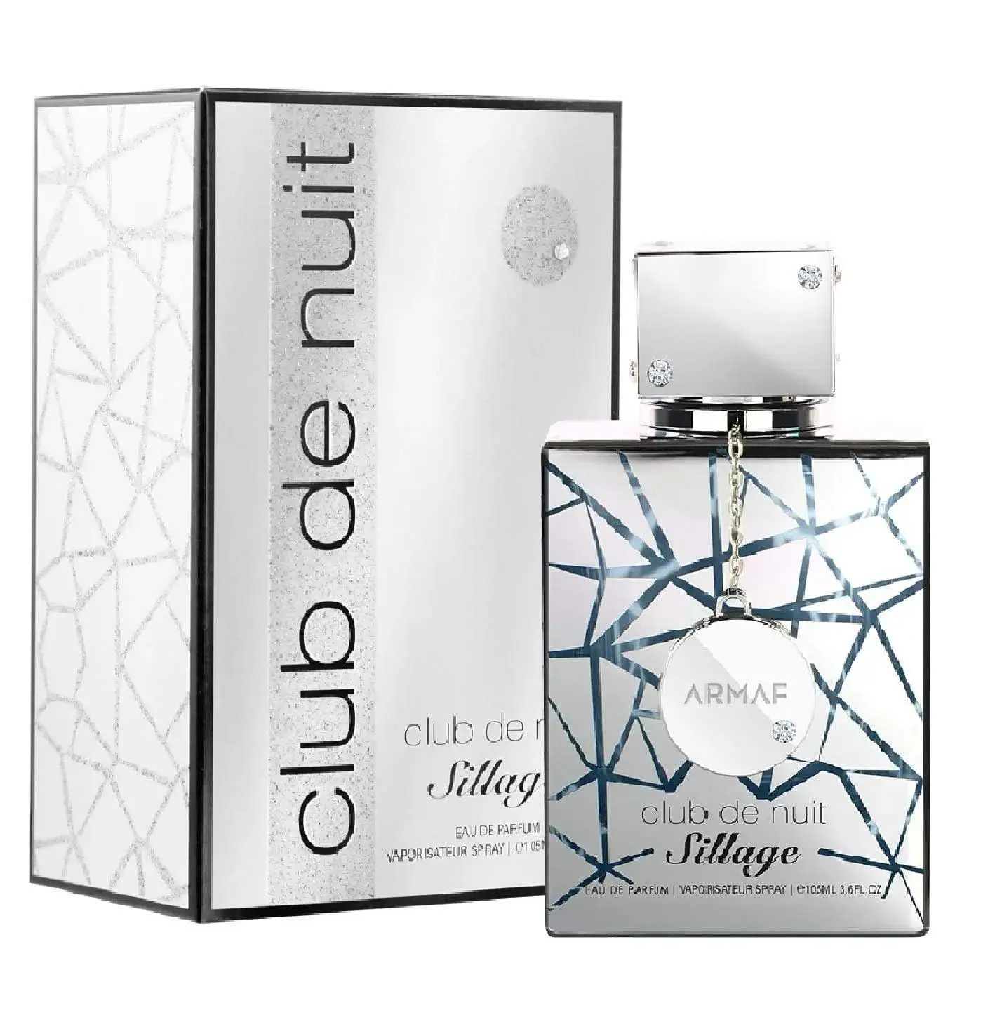 Armaf Club De Nuit Sillage Eau De Parfum Spray for Men 3.6 oz Perfume Aroma Scent