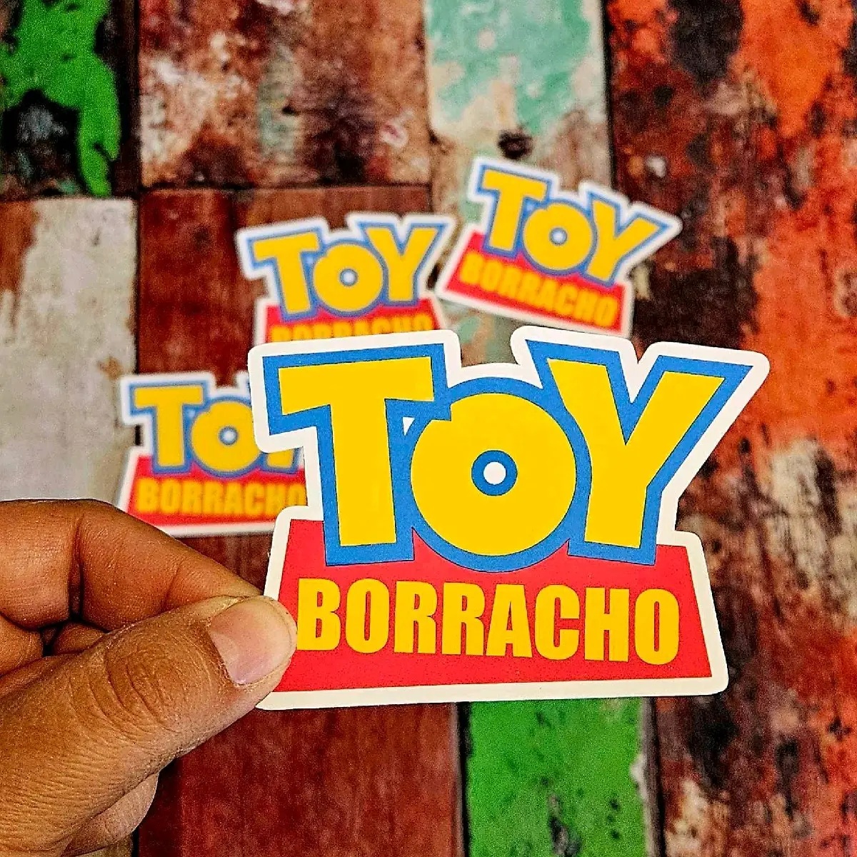 Toy Borracho decorative sticker