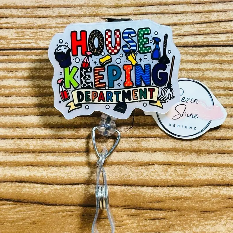 Housekeeping Department White Badge Reel
