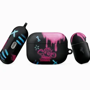 Jinx AirPods Case – Arcane & League of Legends Fan Gift, Shockproof Protective Cover for AirPods 1 2 3 4 Pro & Pro 2, Gaming Accessories, No Keychain