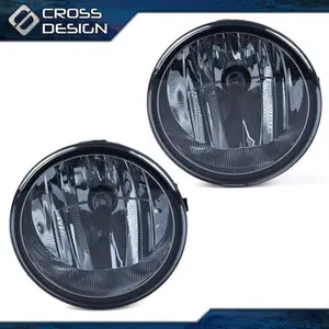 CROSSDESIGN Fit For 2006-10 Ford F150/2008 Mark Lt Smoked Lens Bumper Fog Lights Lamp New