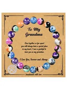 Exquisite Easter & Mother's Day Gift, Comfortable Elegant Stretchy Bracelet for Grandma, Perfect Thank You & Birthday Present