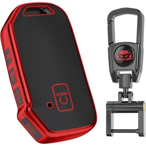 for Kia Key Fob Cover with Keychain.No Screws Required for Installation.Compatible with K4 K5 Forte Sportage Soul Seltos Telluride EV6 NIRO Stinger Sorento