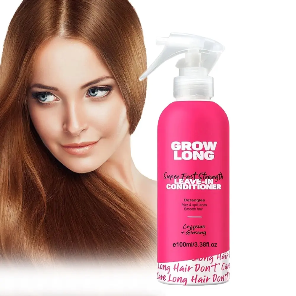 Wash free conditioner spray, mildly formulated to nourish hair, rich in caffeine and biotin, castor oil and vitamin E, can deeply care for scalp and hair roots, and soften, Smooth, moisturize, moisturizing and hydrating hair, Haircare