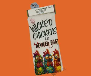 WICKED CHICKENS  PROCLAMATION KITCHEN TOWEL