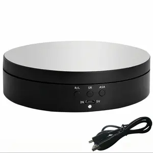 360° Electric Motorized Rotating Display Stand for Jewelry Photography