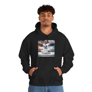 Motivational Sports Hoodie Shedeur Sanders - Unisex Heavy Blend™ Sweatshirt with Inspirational Quote, Gift for Athletes, Winter Apparel, College