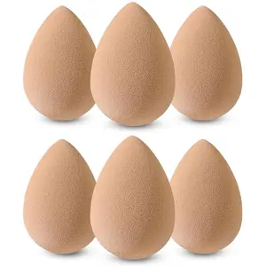 Blender Beauty |     6 Pcs Latex Free Makeup Sponge Set |     Big Foundation Sponge Perfect with Foundations, Powders and Creams |     Beauty Cosmetic