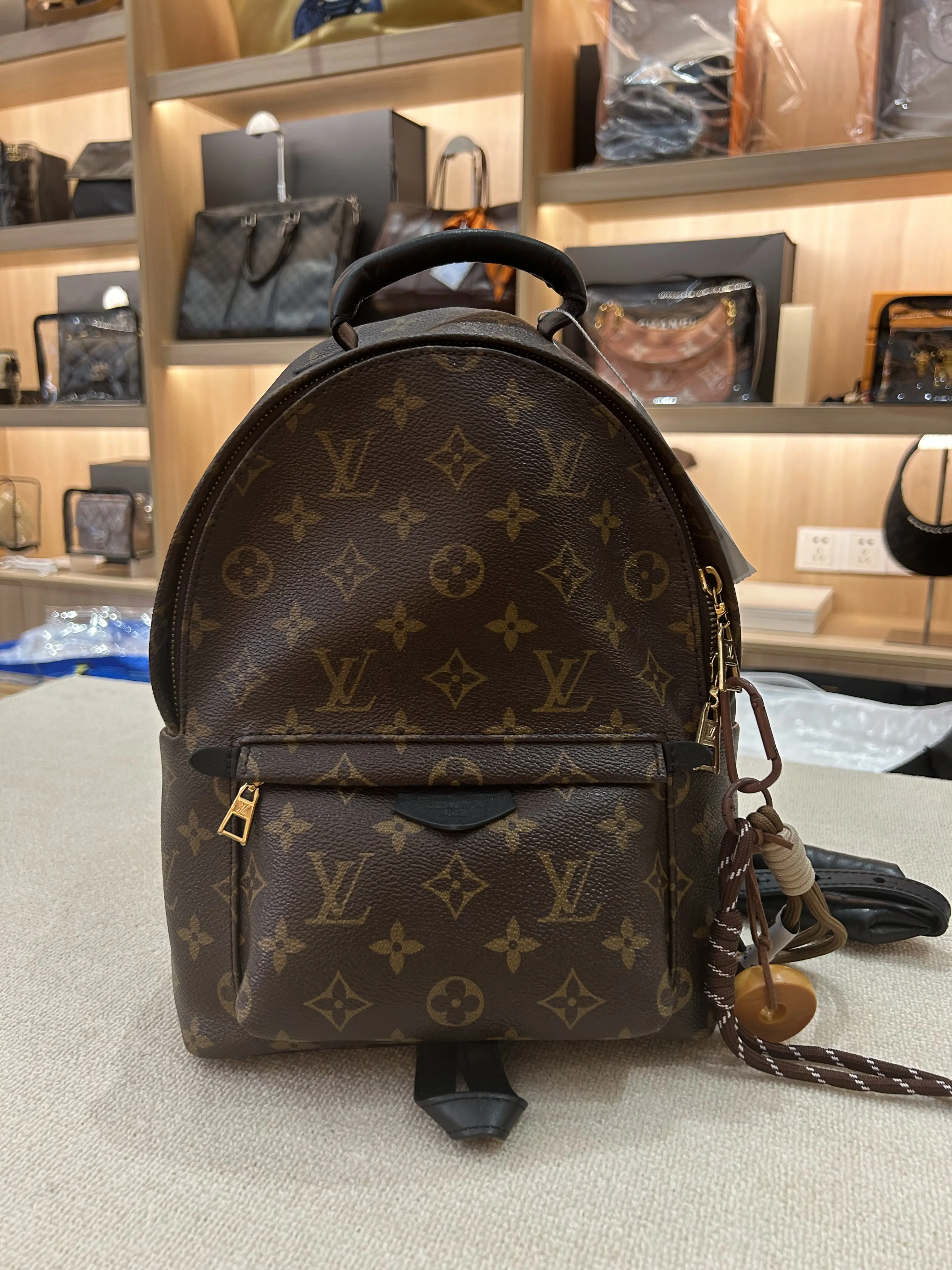 Pre-owned Louis Vuitton LV Palm Springs PM Backpack Classic Monogram Designer Backpack