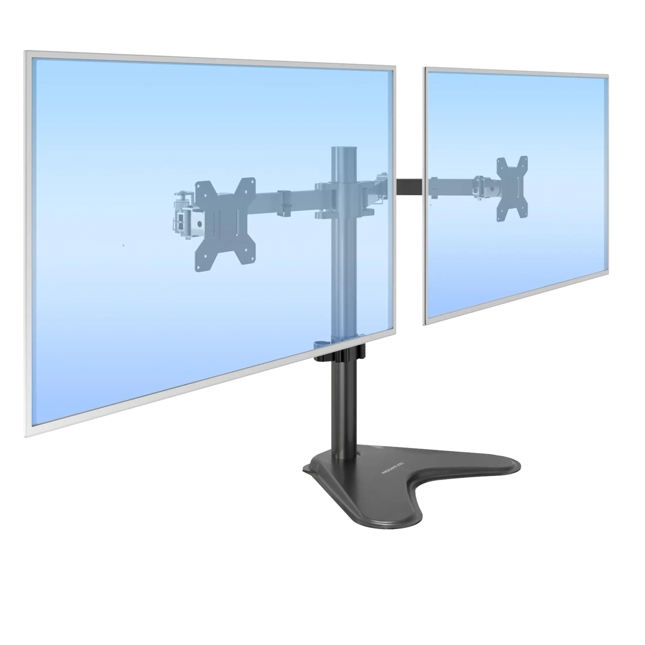 Full-Motion Dual Monitor Stand