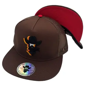 De Rancho Vaquero Red Botton (Brown) Hat DR243