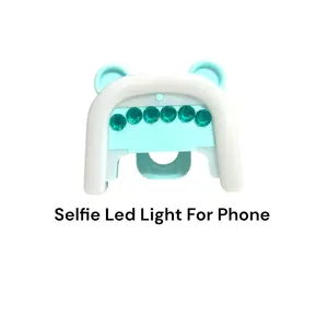 Selfie Led Light with Clip For Iphone  Rhinestone Design 2 Light Modes