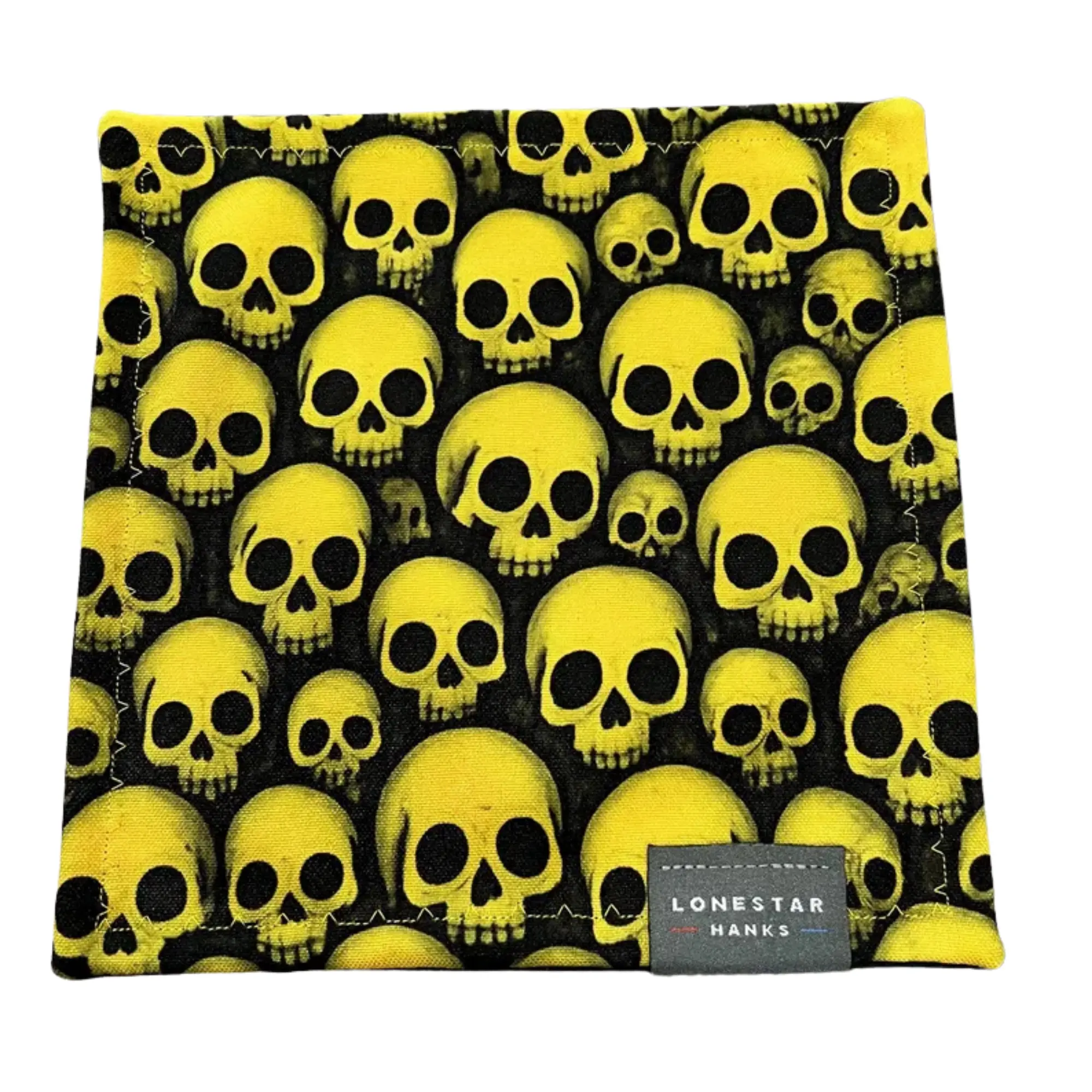 Yellow Skulls EDC Microfiber Hank