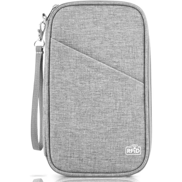 Family Passport Holder – RFID Blocking Travel Wallet & Document Organizer, Waterproof Passport Case for Men & Women, Credit Card Holder & Travel Essentials Bag