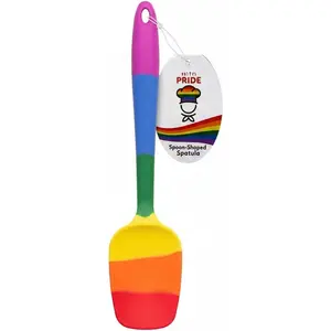 With Pride N-Stick Spo Spatula, Heat-Safe Silice With Ir Core, 10.5-Inch