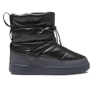 PUMA Womens Snowbae Patent Snow Casual Boots Ankle - Black
