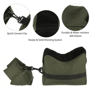 Outdoor Tactical Sandbag Support Bag, Aim Target Sandbag Filled Sandbags Toy Bag, Canvas Support Backpack, Durable & Portable Design, Sports Bags
