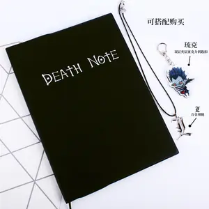Anime Peripheral Notebook Death Notebook with Feather Pen Death Note Comic Exhibition Stationery
