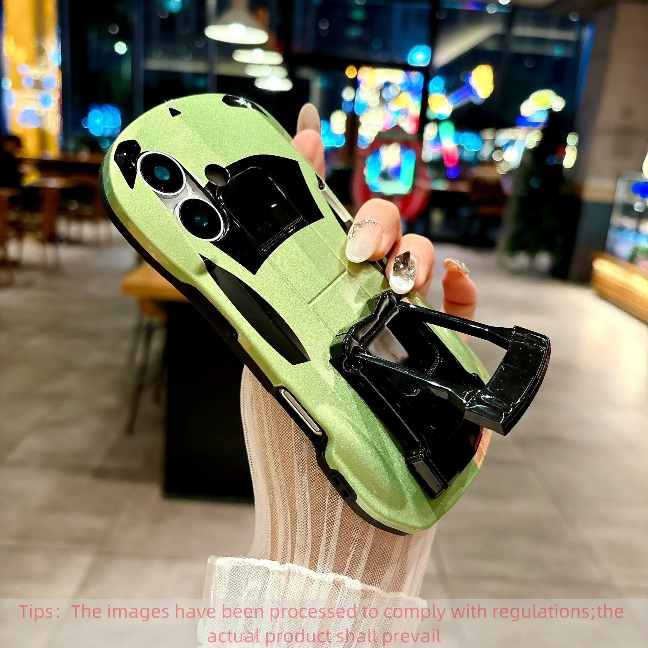 Car Design Phone Case with Bracket, Creative Phone Protective Cover, Protector, Protection, Phone Accessories Compatible with iPhone 11 12 13 14 15 16 17 Pro Max, Casing