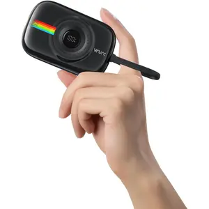 VRURC 10000mAh Portable Charger with Built in Cable, Portable Charger with Cord, 20W Fast Charging Small Mini Power Bank with Wire, USB C Battery Pack Travel Essentials for Most Smart Devices-Blue