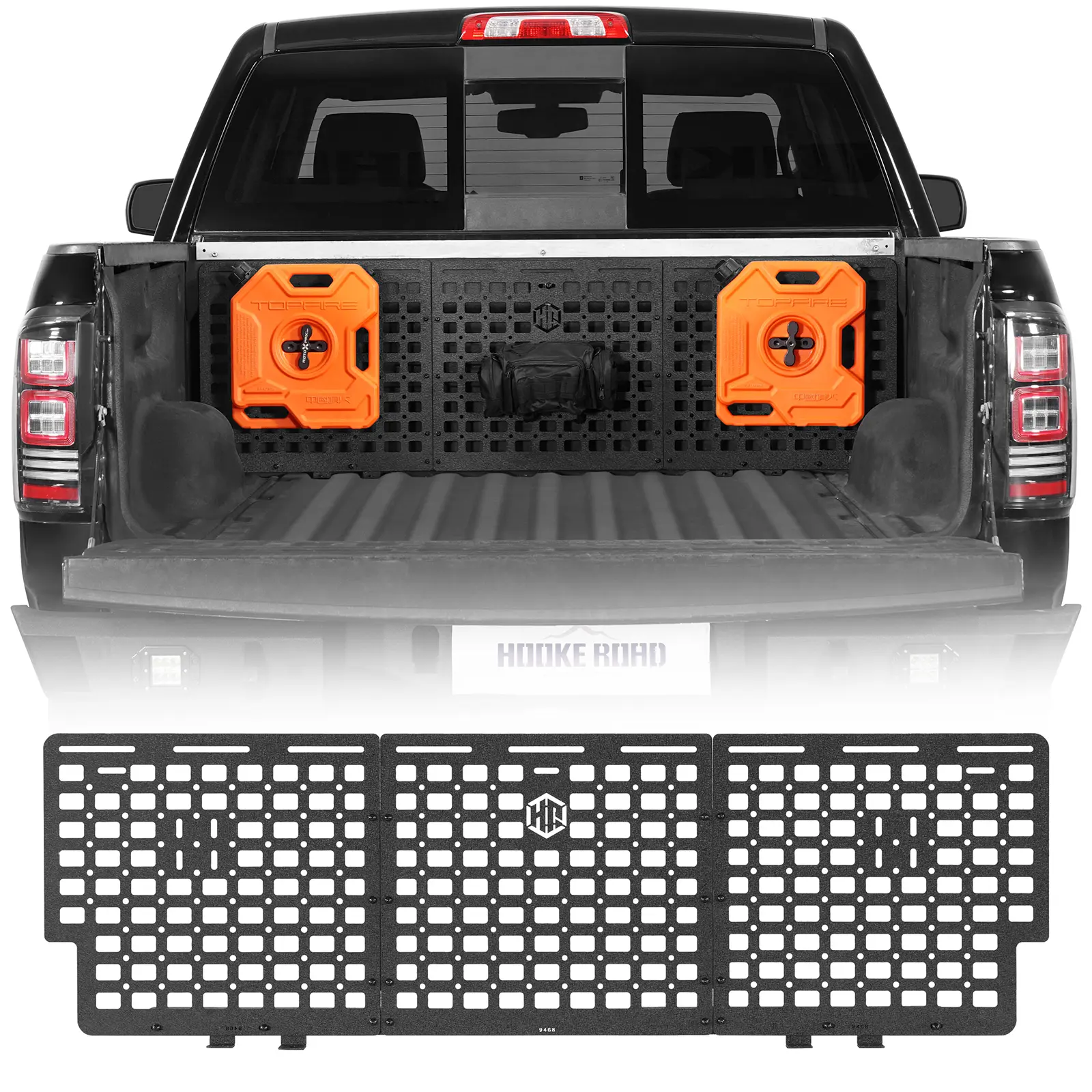 Hooke Road Front Bed MOLLE Panel for 2014-2018 Chevy Silverado & GMC Sierra 1500  vehicle organizer